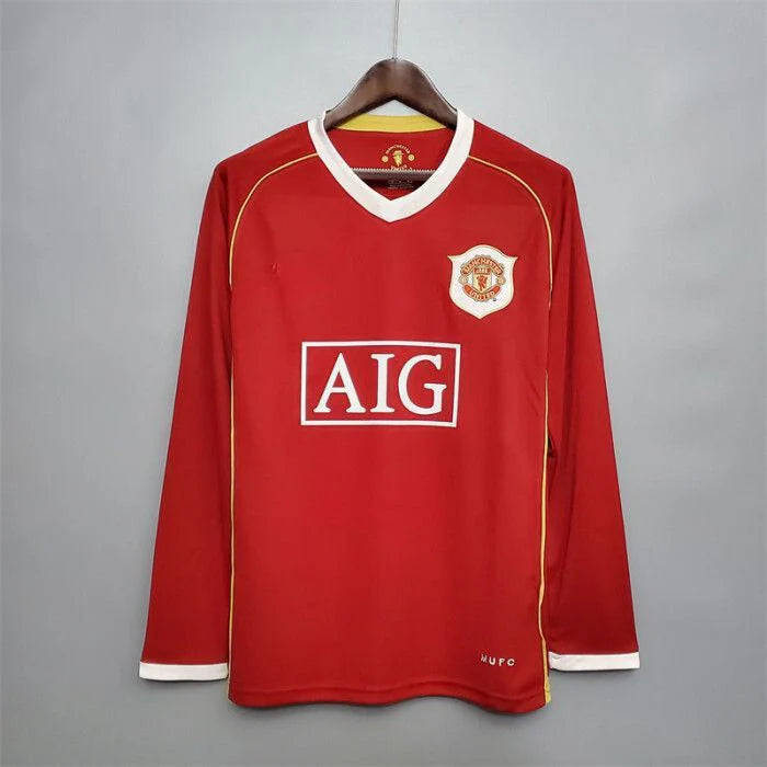 Manchester United Hemma - Retro 06/07 Långärmad